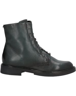Mjus Dark Ankle Boots Leather - Black