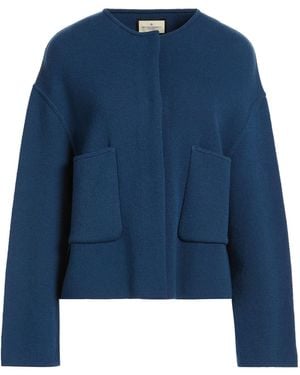 Bruno Manetti Jacket Virgin Wool, Elastane - Blue
