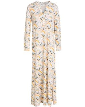 Caliban Maxi Dress Polyamide, Elastane - Natural