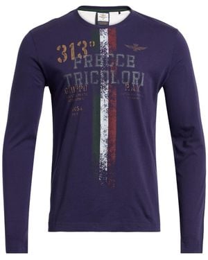 Aeronautica Militare Frecce Tricolori T-Shirt Cotton - Blue