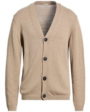 Massimo Alba Sand Cardigan Cotton, Silk - Natural