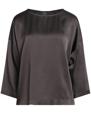 Clips Tricot Top Acetate, Viscose - Black
