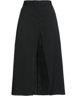 Dixie Midi Skirt Polyester, Elastane, Viscose - Black