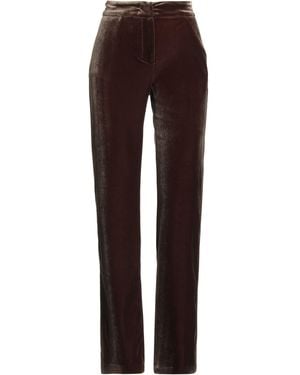 Compagnia Italiana Trousers Polyester, Elastane - Brown