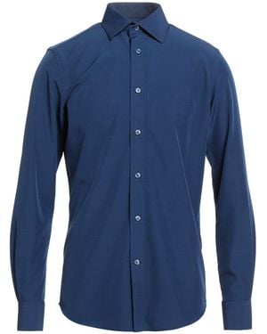 Scotch & Soda Midnight Shirt Polyester, Elastane - Blue