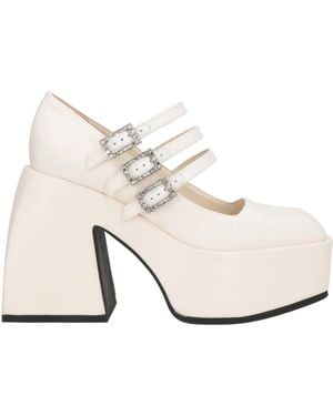 NODALETO Pumps Textile Fibers - Natural