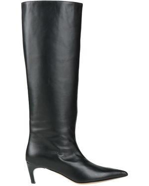 Semicouture Boot Leather - Black