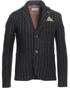 Fred Mello Blazer Viscose, Acrylic, Polyester, Wool - Black