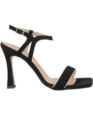 Divine Follie Sandals Textile Fibres - Black