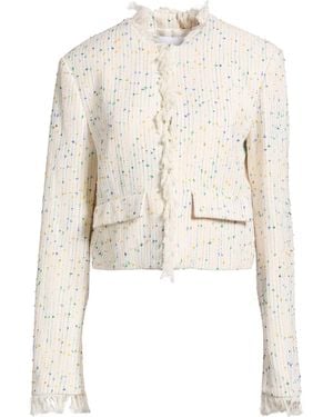 MSGM Jacket Cotton, Polyester, Polyamide - White
