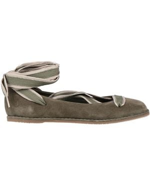 Palomitas By Paloma Barcelo' Military Ballet Flats Leather - Multicolour