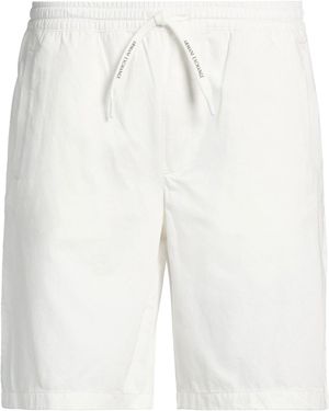 ARMANI EXCHANGE Shorts & Bermuda Shorts - White