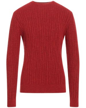 Diktat Sweater Wool, Acrylic, Polyamide, Elastane - Red