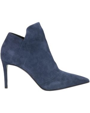 Grey Mer Ankle Boots - Blue
