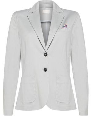 Circolo 1901 Blazer Cotton, Elastane - Gray