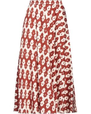 Niu Midi Skirt Cotton, Elastane - Red