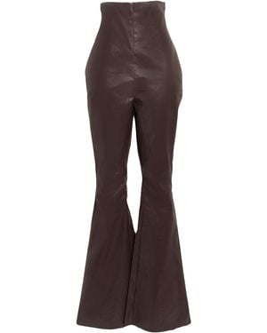 Rick Owens Jeans Cotton, Elastomultiester, Rubber - Brown