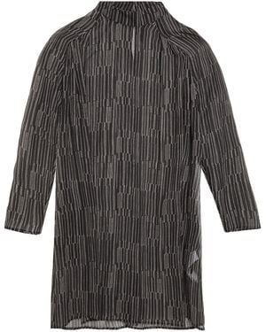 Manila Grace Mini Dress Polyester - Gray