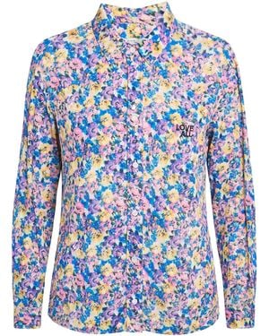 ih nom uh nit Shirt Viscose - Blue