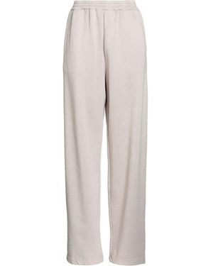 Haikure Taupe Pants Cotton - White