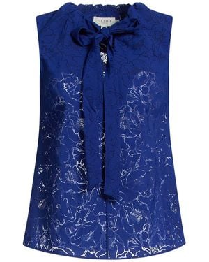 Ted Baker Light Top Viscose, Polyamide - Blue