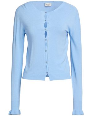 Rebel Queen Cardigan Viscose, Polyester - Blue