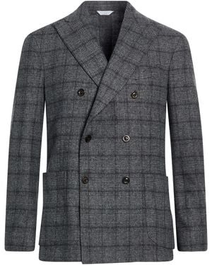 Boglioli Charcoal Blazer Wool, Polyester, Elastane - Gray
