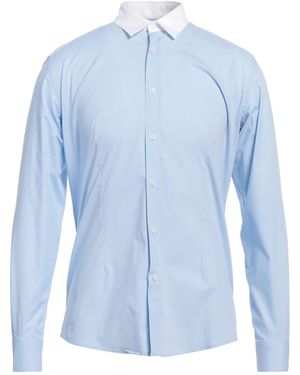 Daniele Alessandrini Shirt Cotton, Elastane - Blue