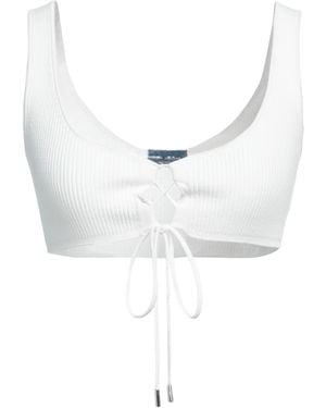 Roberto Collina Top Viscose, Polyester - White