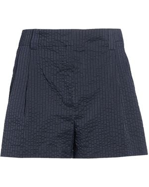 Maison Kitsuné Midnight Shorts & Bermuda Shorts Polyester, Cotton - Blue