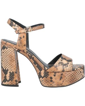 CRIS VERGRÉ Sandals Leather - Metallic