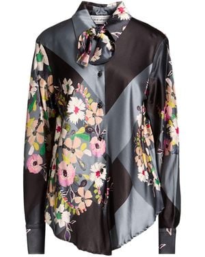 Shirtaporter Shirt Viscose, Elastane - Black