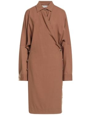 Philosophy Di Lorenzo Serafini Midi-Kleid - Braun