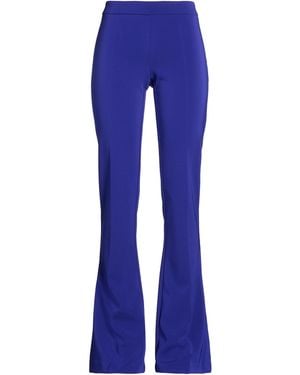 Circus Hotel Trousers Viscose, Polyester, Elastane - Blue