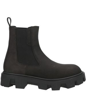 Moncler Ankle Boots Leather - Black