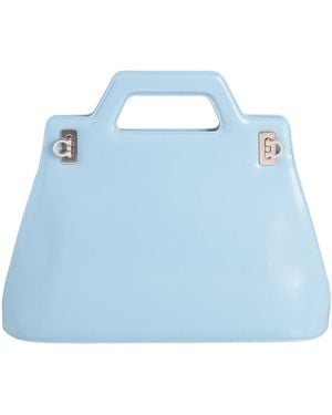 Ferragamo Handbag Calfskin - Blue