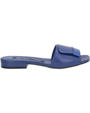 Sergio Rossi Sandals Leather - Blue