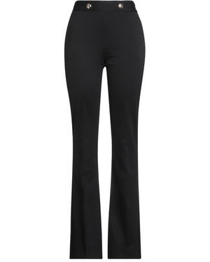 Gaelle Paris Pants Viscose, Polyamide, Elastane - Black