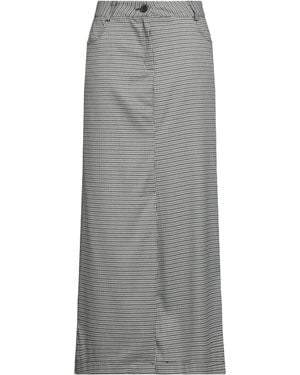 Haveone Maxi Skirt Polyester, Elastane - Gray