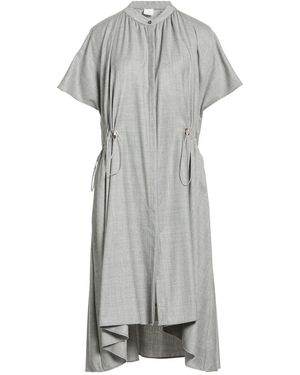 Eleventy Midi Dress Wool, Metallic Fibre, Polyamide - Grey