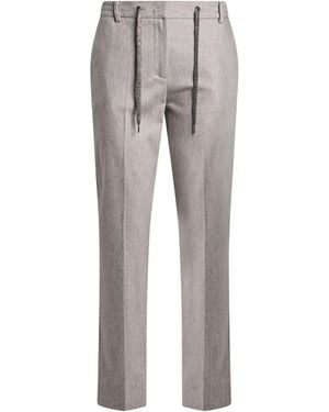 Eleventy Light Pants Wool, Cashmere, Elastane - Gray