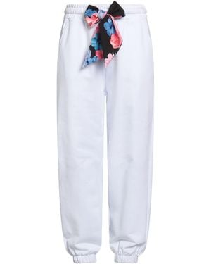 Gaelle Paris Trousers Cotton, Polyester, Elastane - White