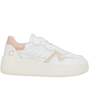 Date Ivory Sneakers Leather - White