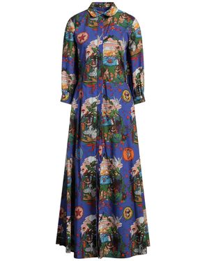 ALESSANDRO ENRIQUEZ Maxi-Kleid - Blau