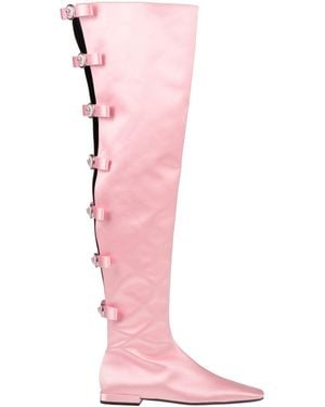 Versace Boot Textile Fibers - Pink