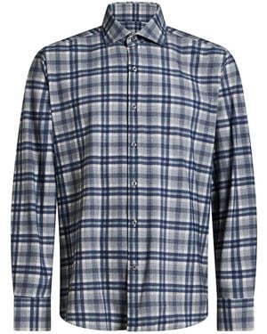 Ghirardelli Next Shirt Polyester, Elastane - Blue