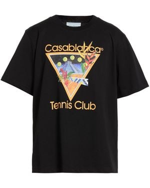 CASABLANCA T-Shirt Organic Cotton - Black