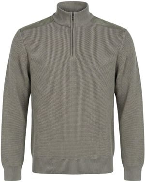 Paul & Shark Jumper Virgin Wool, Silk - Grey
