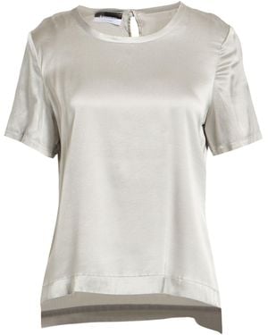 AROVESCIO T-Shirt Silk, Elastane - White