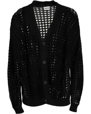 Berna Cardigan Cotton, Acrylic - Black